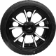 Coastal Moto Largo 3D Rear Wheel - Black Cut (18") | Falken Tire (215/45ZR18) - Trike - 0336-0022  PKG-LGO-187T-BC